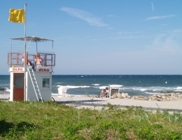 DLRG bewachter Badestrand Ostseebad Schönhagen